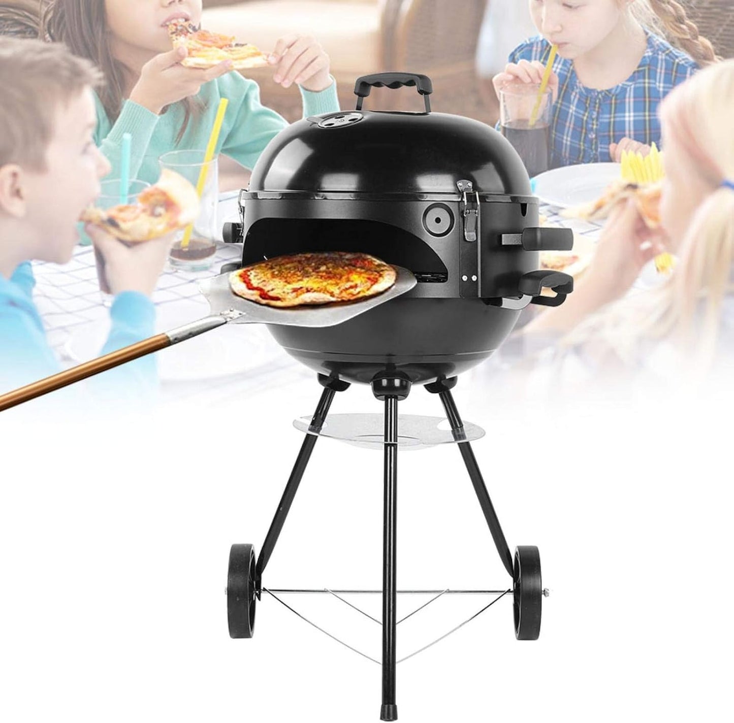 Barbecue a carbone 2 in 1 con forno pizza – Per giardino e terrazzo - | SOLO PER TE ITALIA