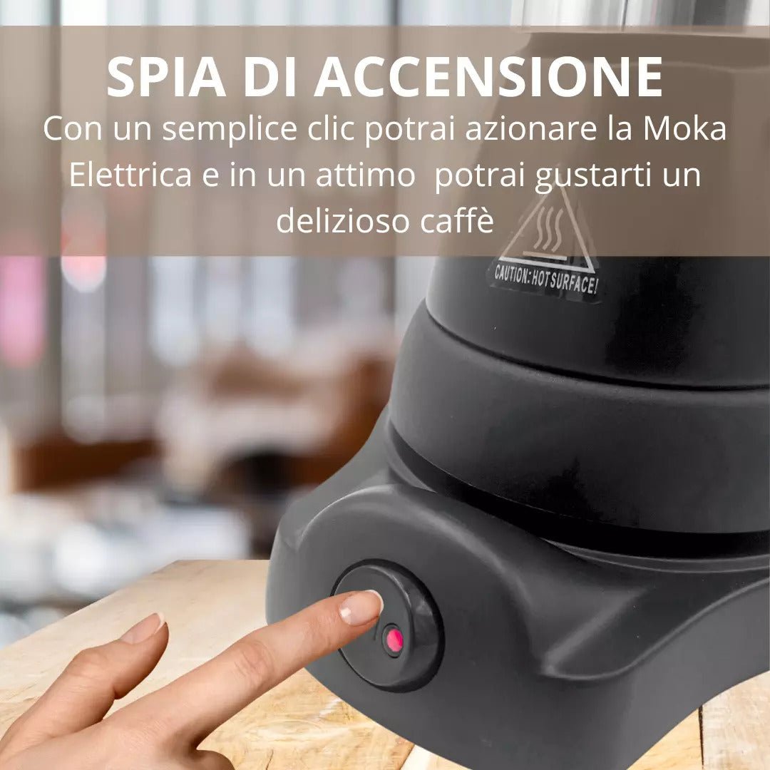 Caffettiera Elettrica 3 Tazze – Design Classico, Tecnologia Moderna - | SOLO PER TE ITALIA