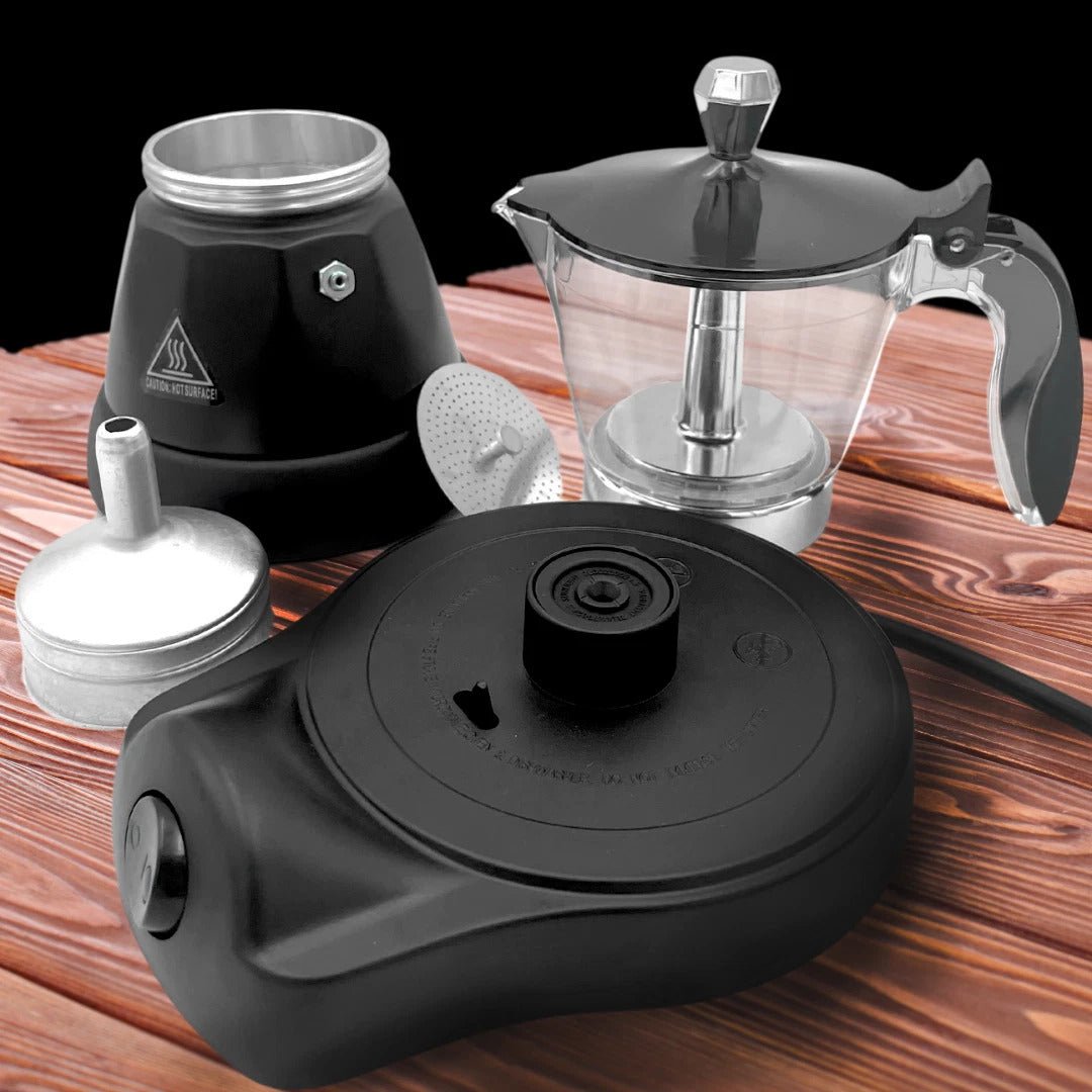 Caffettiera Elettrica 3 Tazze – Design Classico, Tecnologia Moderna - | SOLO PER TE ITALIA