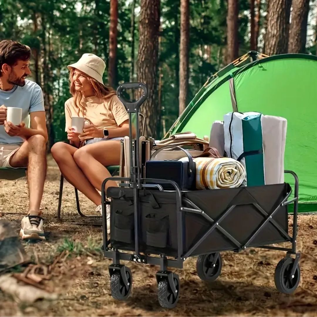 Carrello pieghevole per spiaggia o picnic – Resistente e salvaspazio - | SOLO PER TE ITALIA