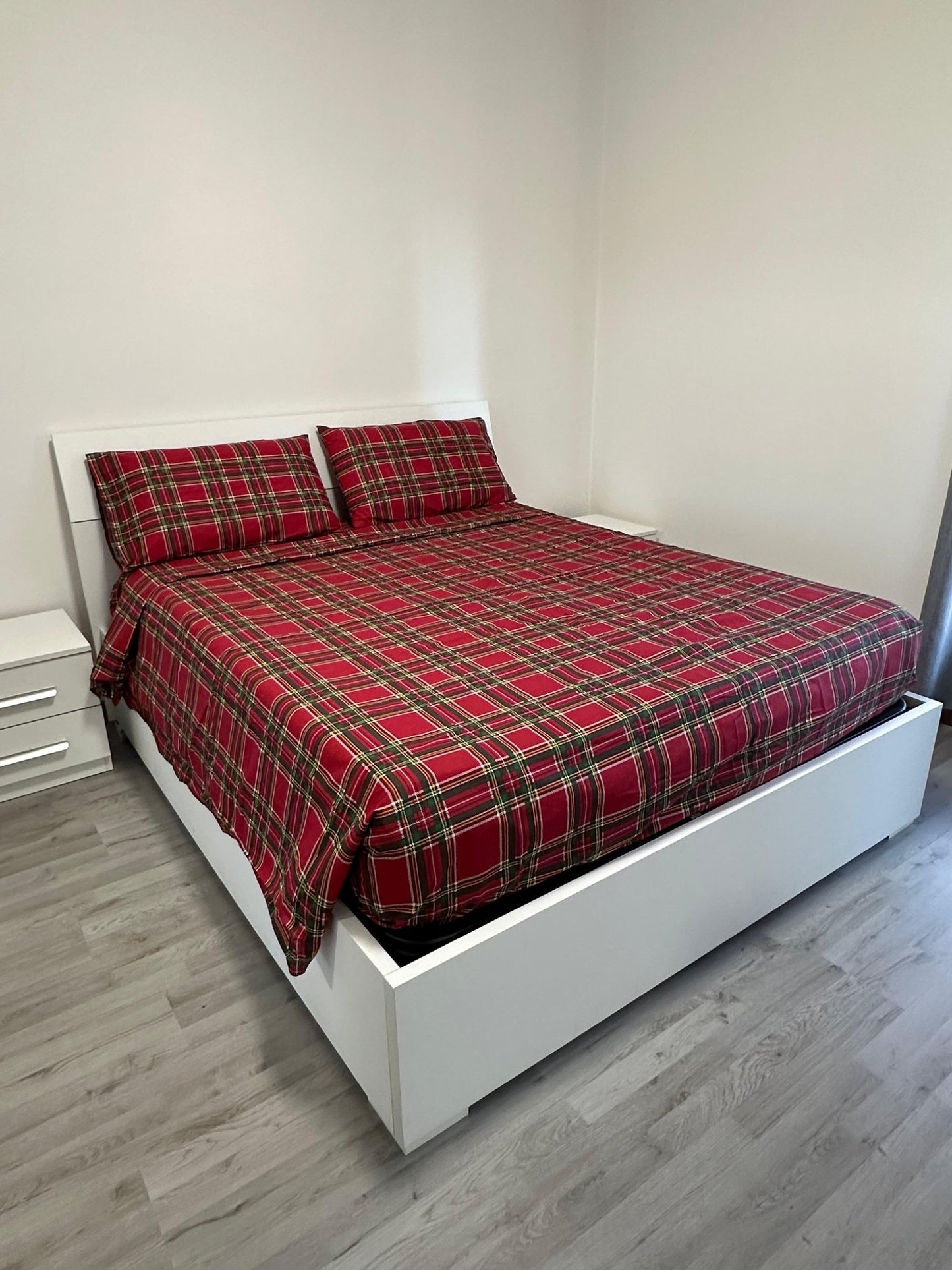 Completo Letto Matrimoniale Tartan Scozzese Rosso in Cotone – Made in Italy - | SOLO PER TE ITALIA