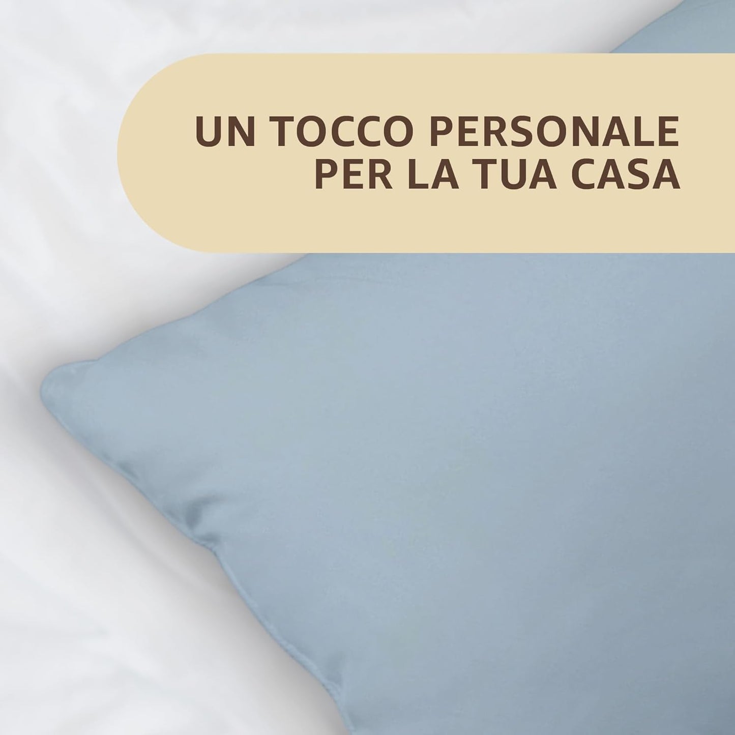 Coppia Federe Percallino in Cotone 100% – Morbidezza Made in Italy - | SOLO PER TE ITALIA