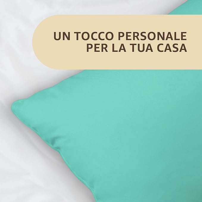 Coppia Federe Percallino in Cotone 100% – Morbidezza Made in Italy - | SOLO PER TE ITALIA