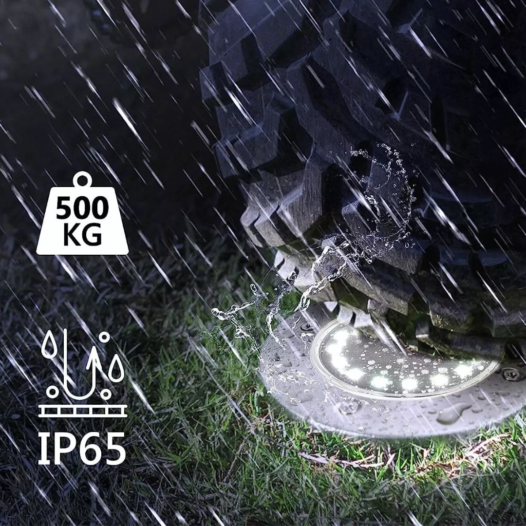 Faretto Solare da Terra a LED – 16 LED Ultra Luminosi per Esterni - | SOLO PER TE ITALIA