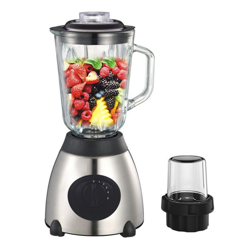 Frullatore in Vetro 1000W con Caraffa da 1.5L e Macina Spezie - | SOLO PER TE ITALIA