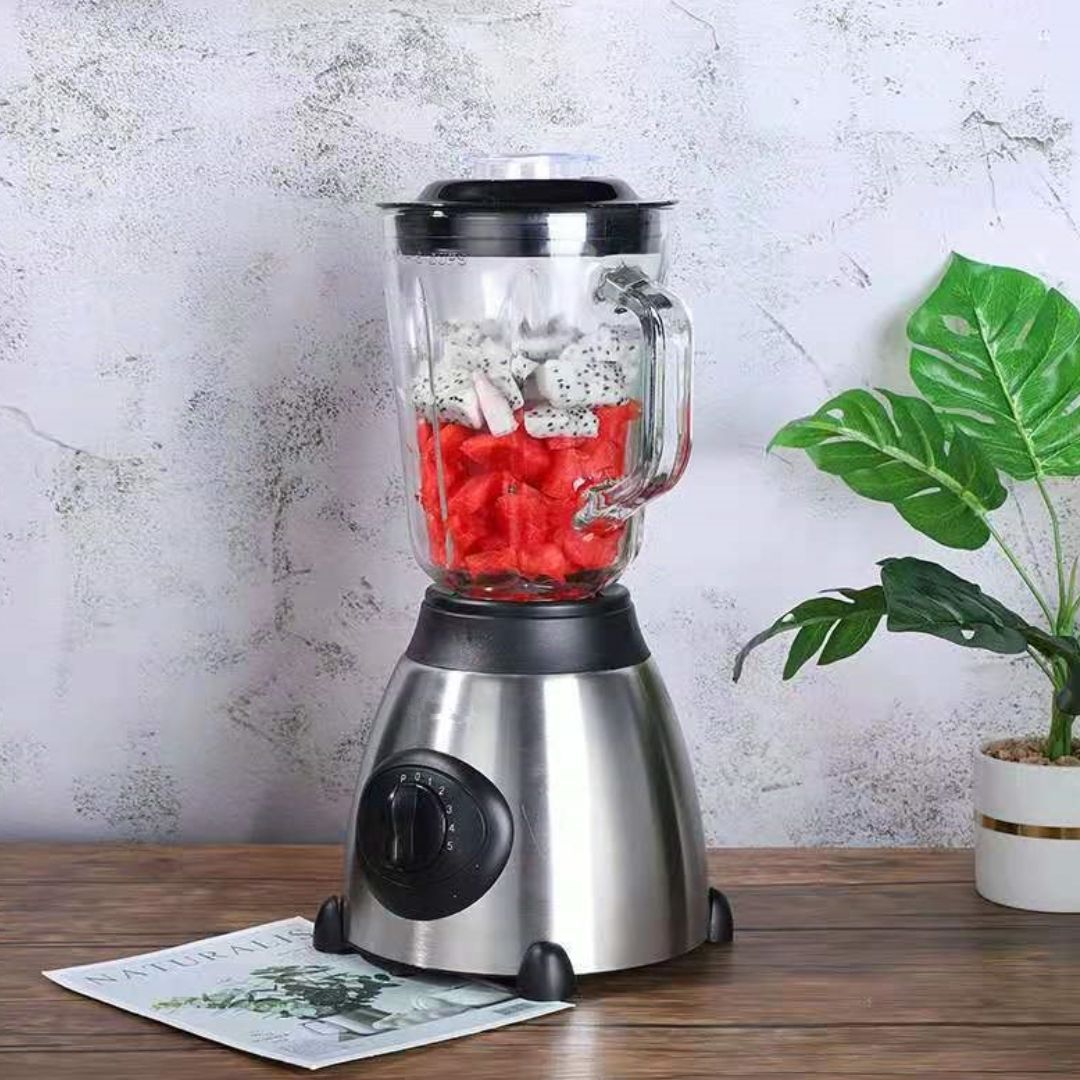 Frullatore in Vetro 1000W con Caraffa da 1.5L e Macina Spezie - | SOLO PER TE ITALIA