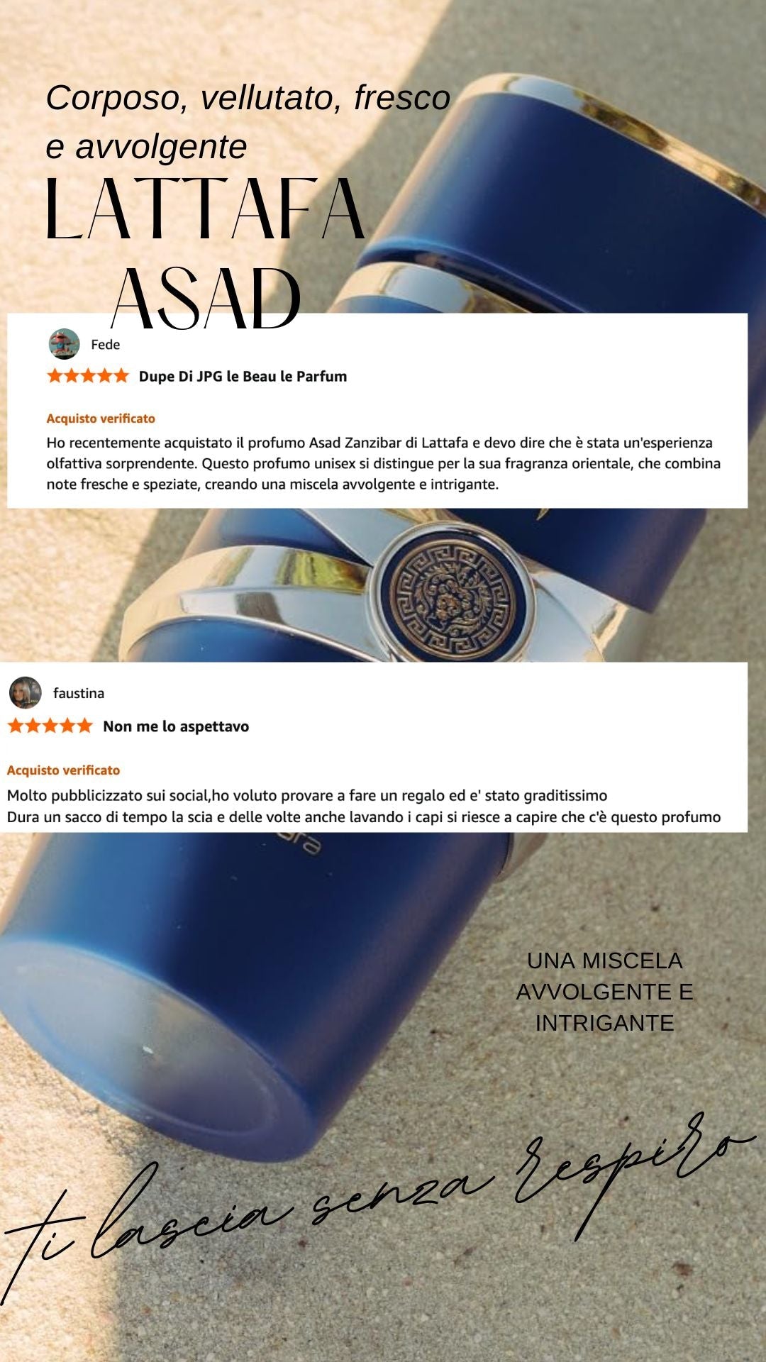 Lattafa Asad Zanzibar – Profumo Unisex da 100ml Esotico e Raffinato - | SOLO PER TE ITALIA