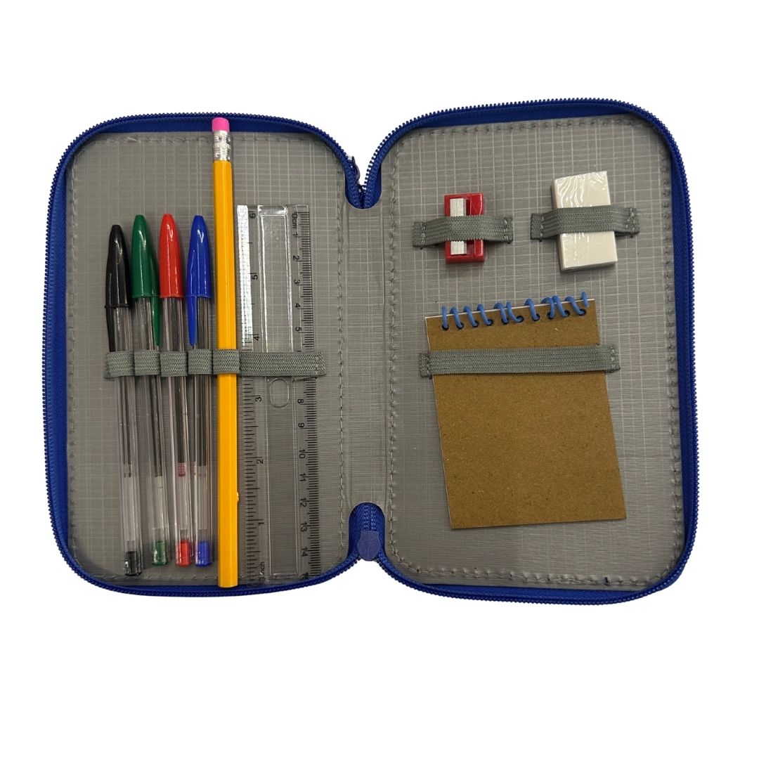 Astuccio Glitter a 3 Zip Fornito – Contiene Giotto Turbo Color