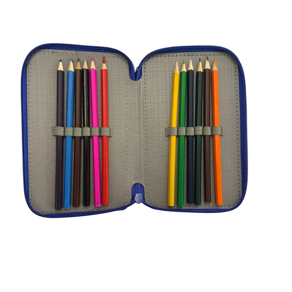 Astuccio Glitter a 3 Zip Fornito – Contiene Giotto Turbo Color