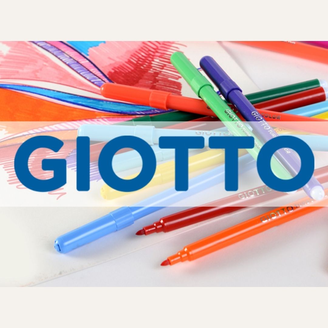 Astuccio Glitter a 3 Zip Fornito – Contiene Giotto Turbo Color