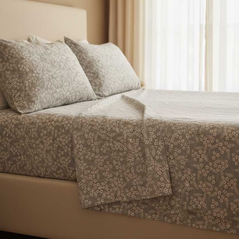 Completo Letto Matrimoniale 100% cotone Camilla