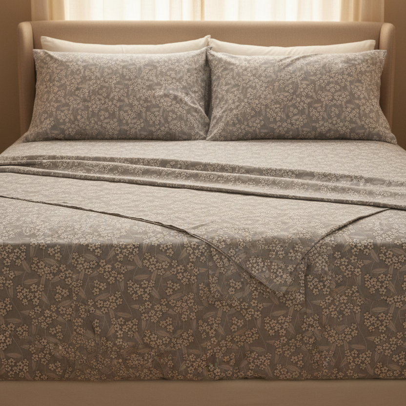 Completo Letto Matrimoniale 100% cotone Camilla