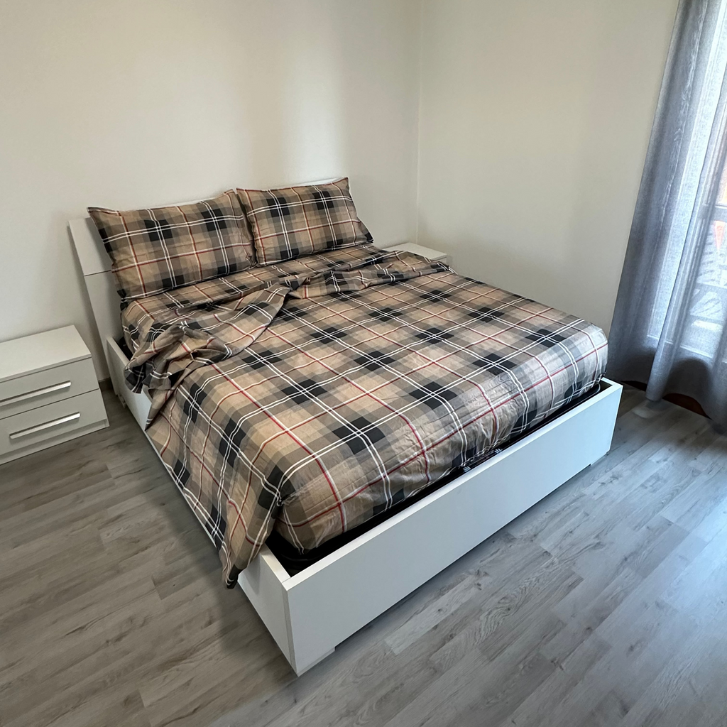 Completo Letto Matrimoniale 100% cotone Quadratoni