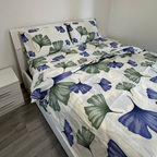 Completo Letto Matrimoniale 100% cotone Ventagli