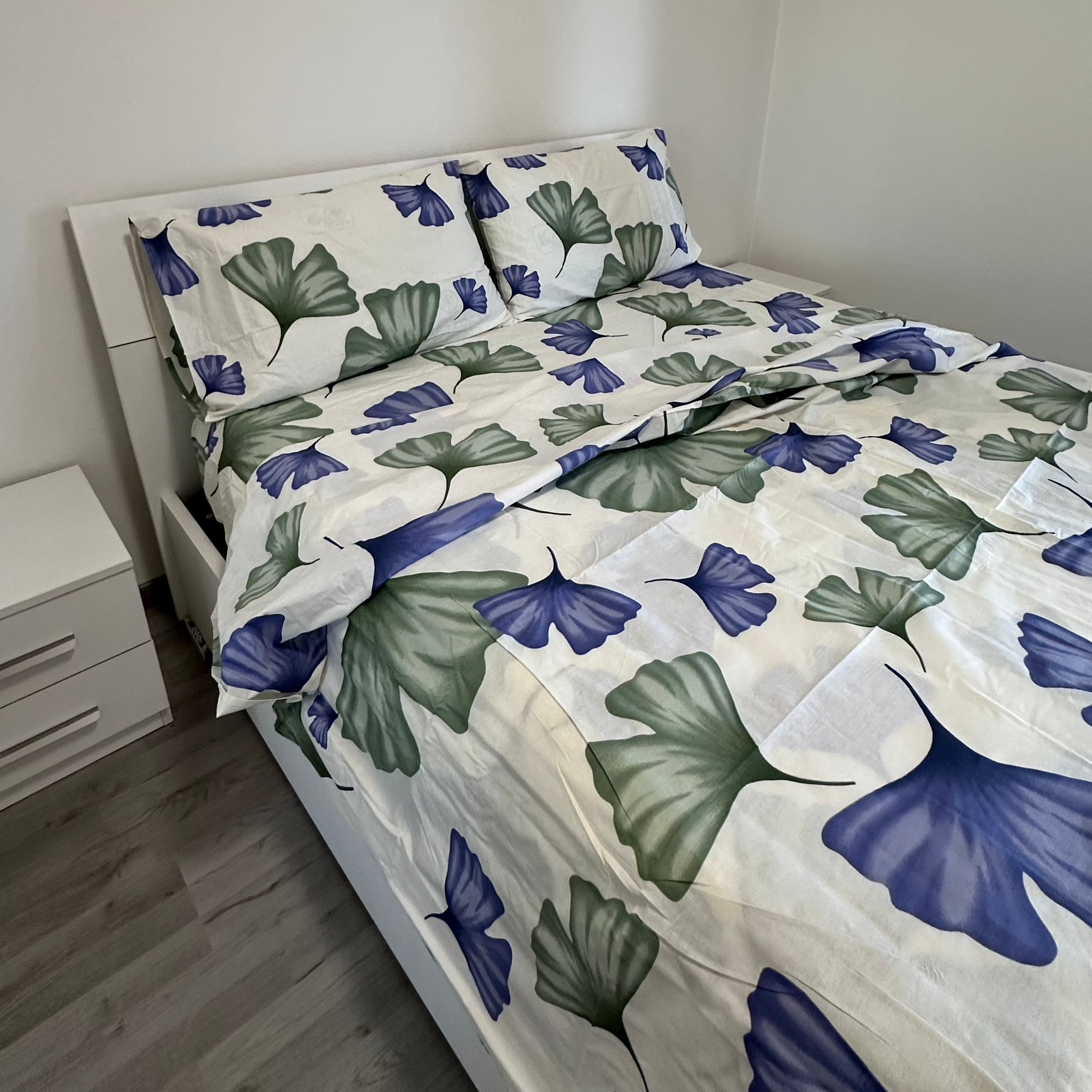 Completo Letto Matrimoniale 100% cotone Ventagli
