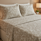 Completo Letto Matrimoniale 100% cotone Lucilla