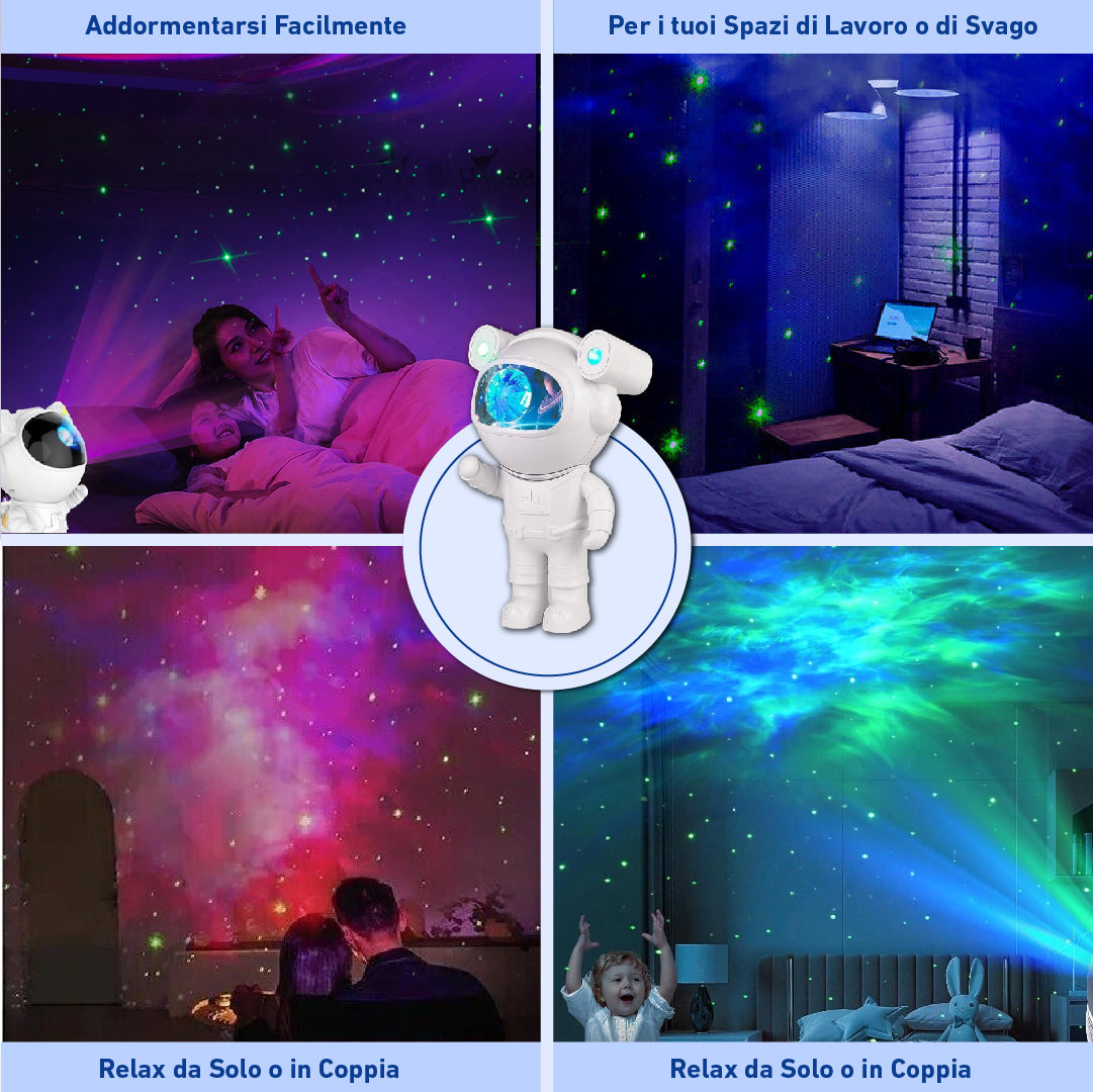 Astro Robot  - Lampada magica + Cassa Bluetooth