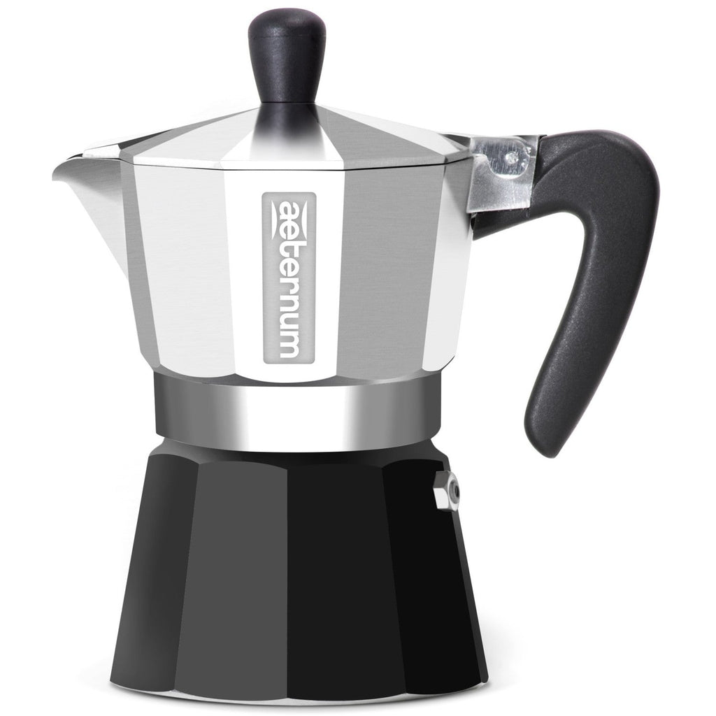 Aeternum Caffettiera Black Pearl Moka – Qualità e Design Italiano - | SOLO PER TE ITALIA