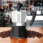 Aeternum Caffettiera Black Pearl Moka – Qualità e Design Italiano - | SOLO PER TE ITALIA