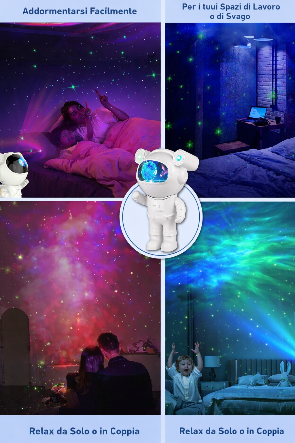 Astro Robot - Lampada magica + Cassa Bluetooth - | SOLO PER TE ITALIA