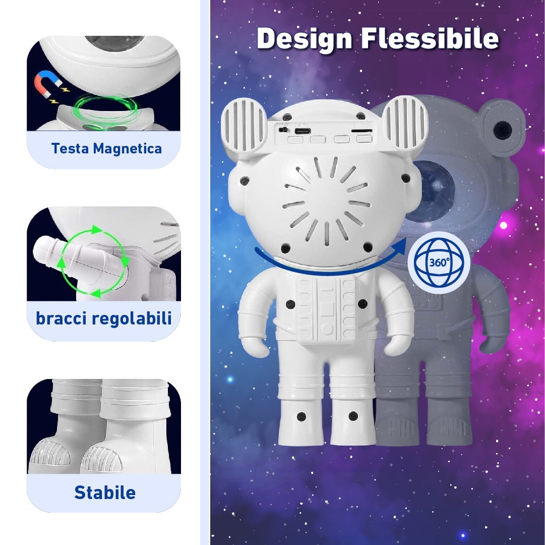 Astro Robot - Lampada magica + Cassa Bluetooth - | SOLO PER TE ITALIA