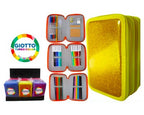 Astuccio Glitter a 3 Zip con Giotto Turbo Color – colori assortiti
