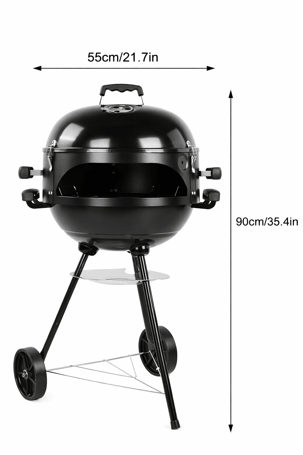 Barbecue a carbone 2 in 1 con forno pizza – Per giardino e terrazzo - | SOLO PER TE ITALIA