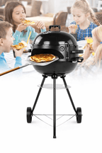 Barbecue a carbone 2 in 1 con forno pizza – Per giardino e terrazzo - | SOLO PER TE ITALIA