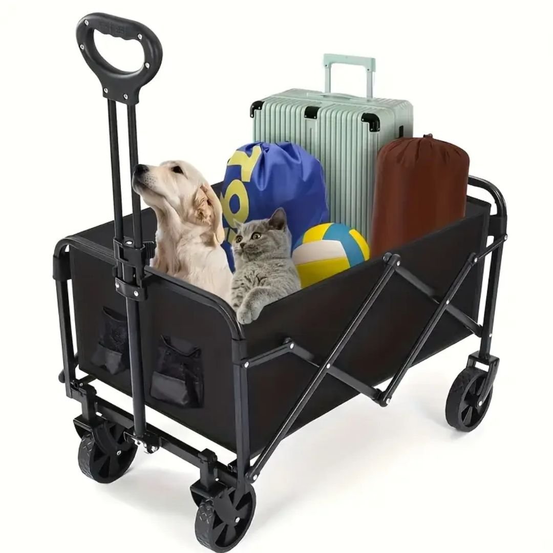 Carrello pieghevole per spiaggia o picnic – Resistente e salvaspazio - | SOLO PER TE ITALIA