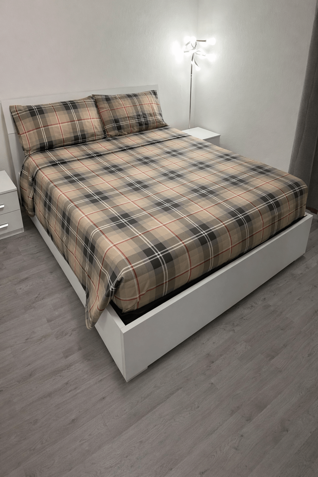 Completo Lenzuola Scacchi – Rossini in Cotone OEKO - TEX® - | SOLO PER TE ITALIA