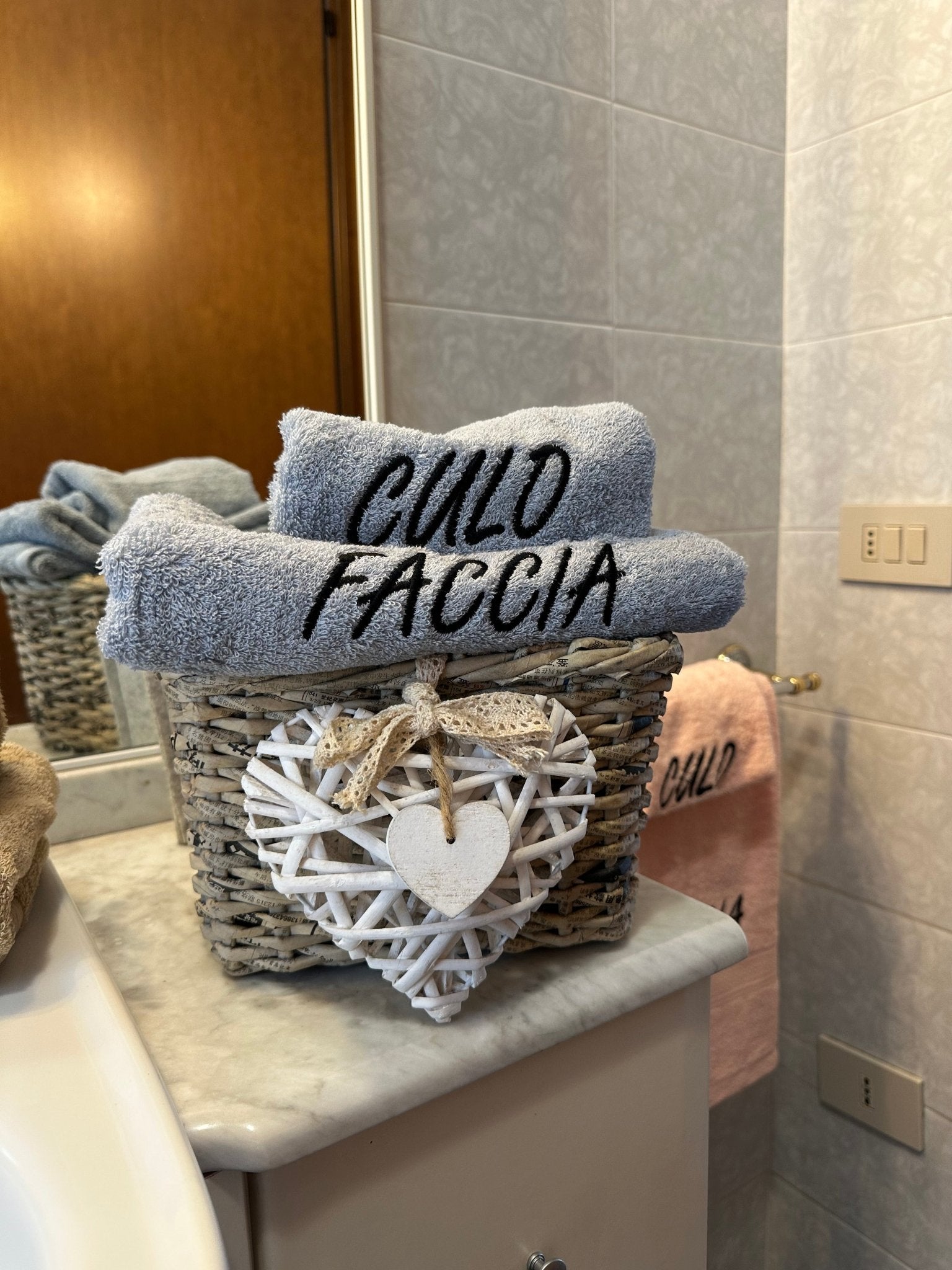 Asciugamano in cotone stile boho - Italia