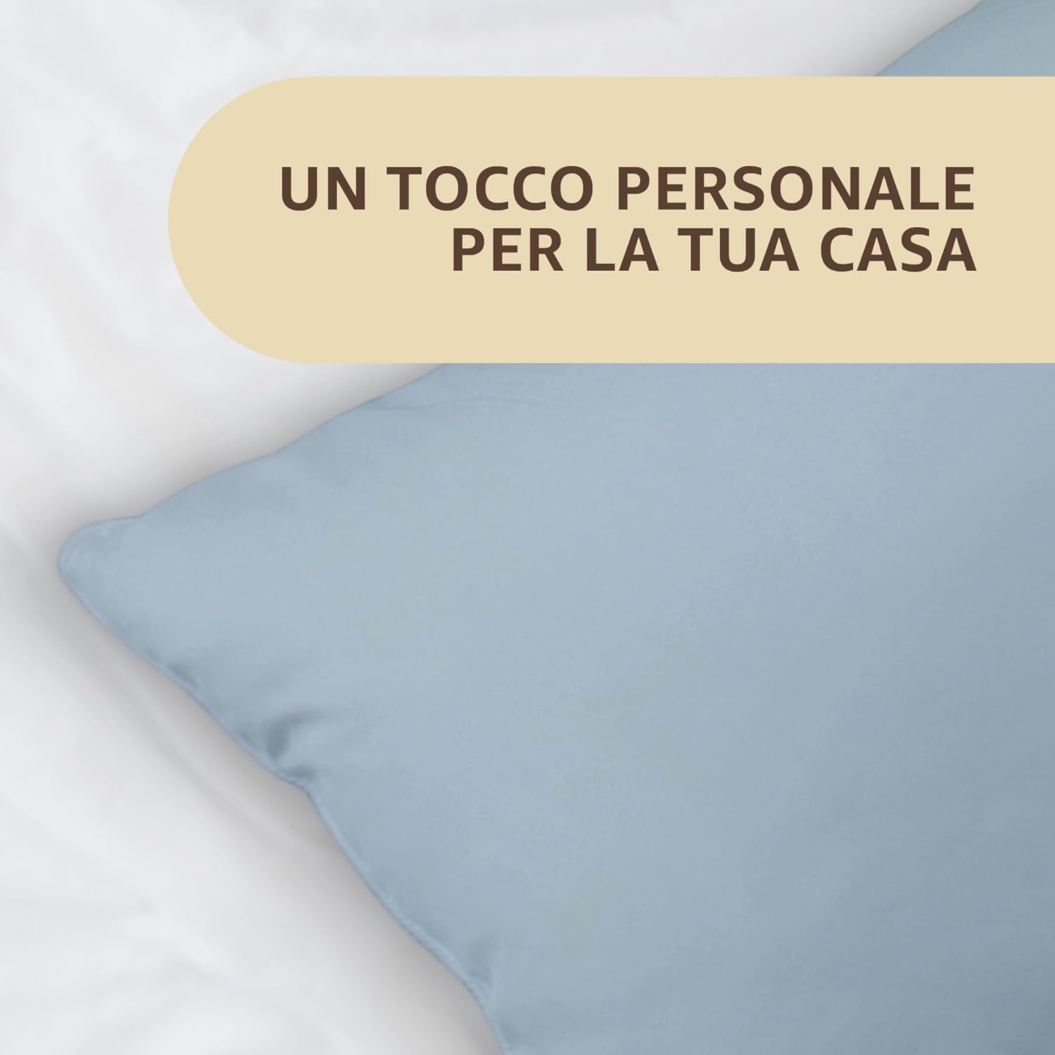 Coppia Federe Percallino in Cotone 100% – Morbidezza Made in Italy - | SOLO PER TE ITALIA