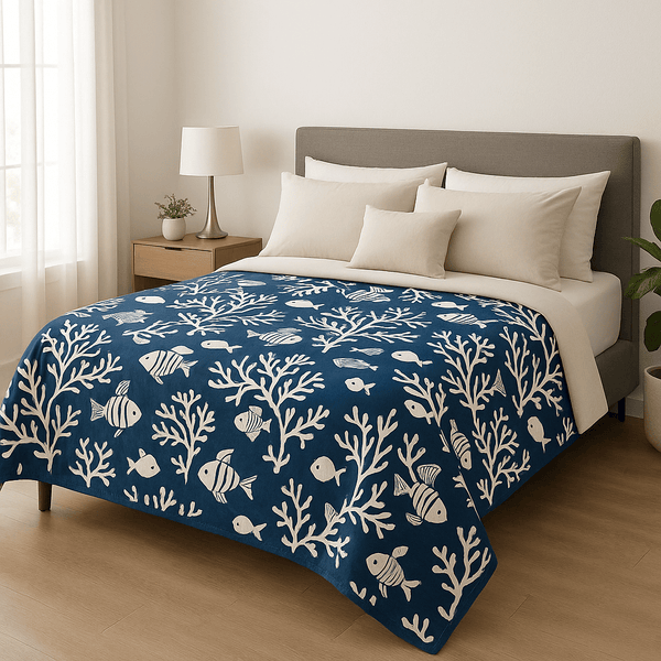 Copriletto Matrimoniale Cotton Summer 250x260 in Microfibra - | SOLO PER TE ITALIA