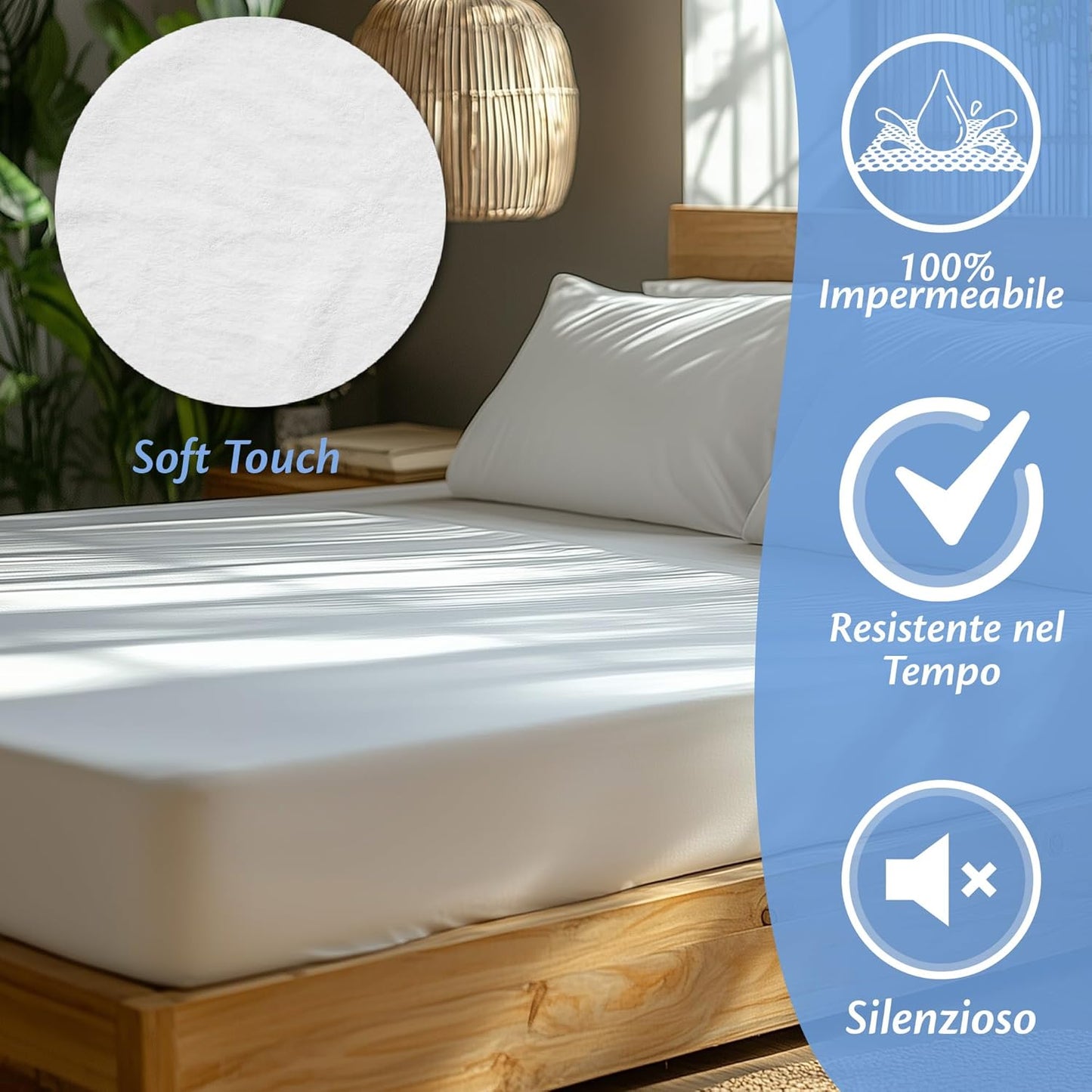 Coprimaterasso Impermeabile Traspirante – Protezione Totale Letto - | SOLO PER TE ITALIA
