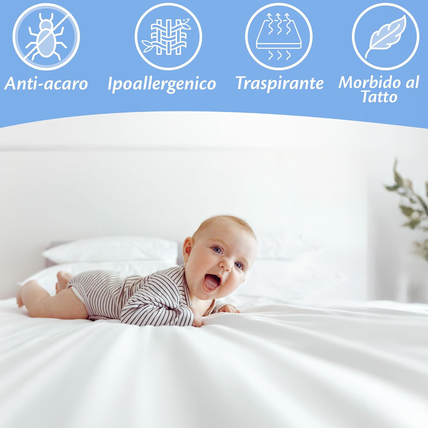 Coprimaterasso Impermeabile Traspirante – Protezione Totale Letto - | SOLO PER TE ITALIA