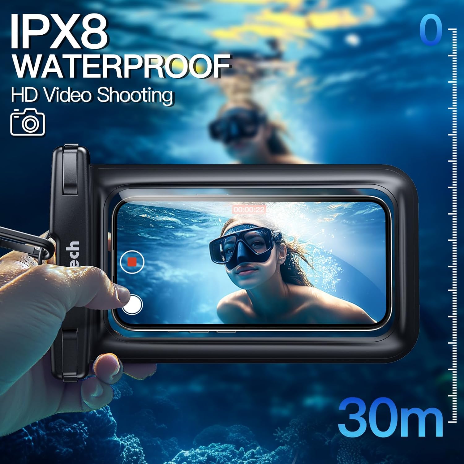 Custodia Impermeabile per Smartphone IPX8 – Massima Protezione anche Sott’Acqua - | SOLO PER TE ITALIA