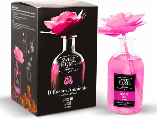 Diffusore Ambiente 250ml con Fiore - Elegant Home Fragrance Diffuser - | SOLO PER TE ITALIA