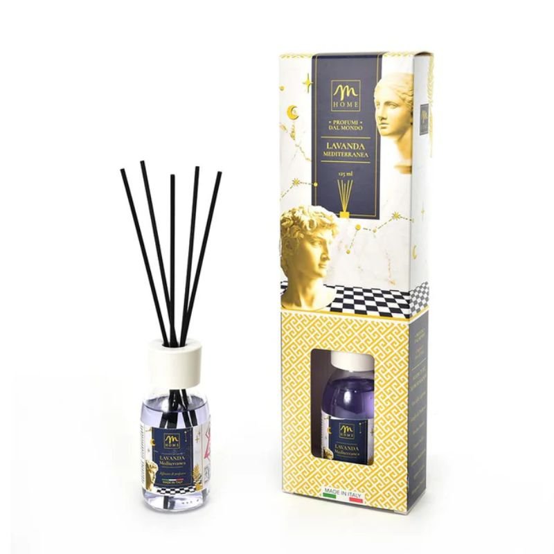 Diffusore di Essenza 125 ml con Bacchetti in Cotone - | SOLO PER TE ITALIA
