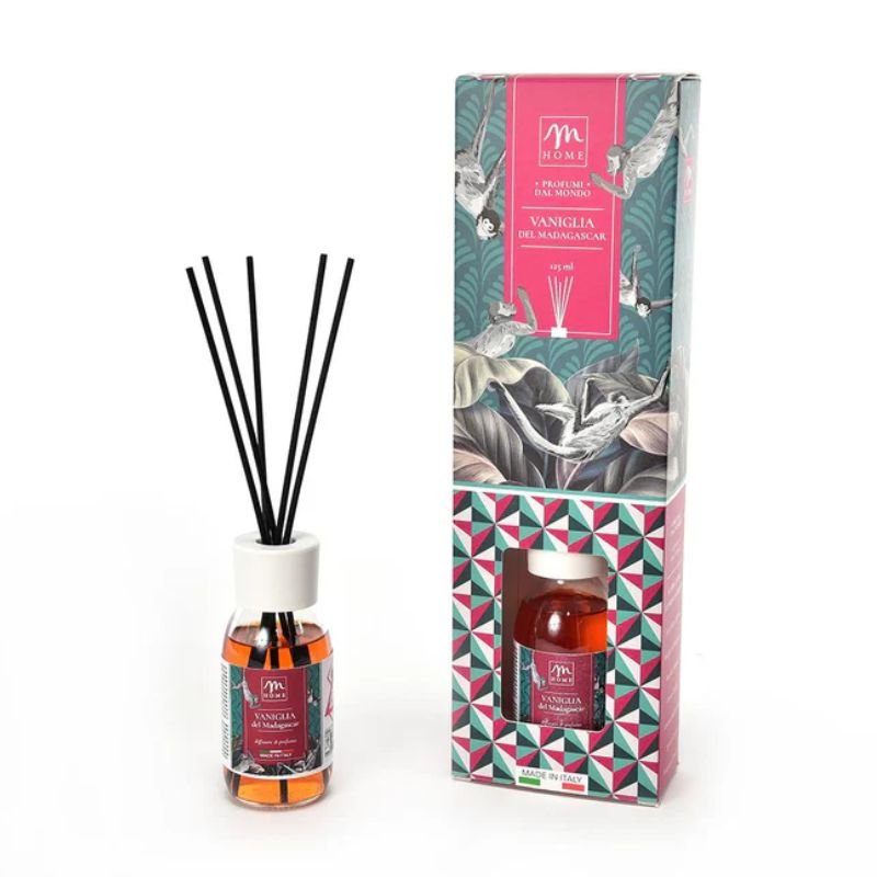 Diffusore di Essenza 125 ml con Bacchetti in Cotone - | SOLO PER TE ITALIA