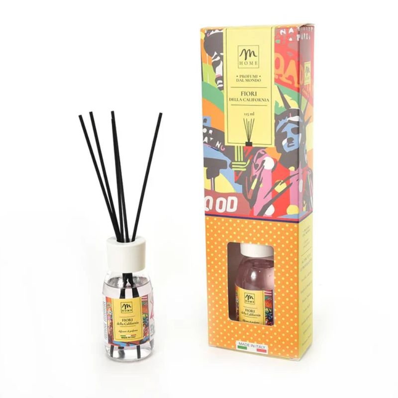 Diffusore di Essenza 125 ml con Bacchetti in Cotone - | SOLO PER TE ITALIA