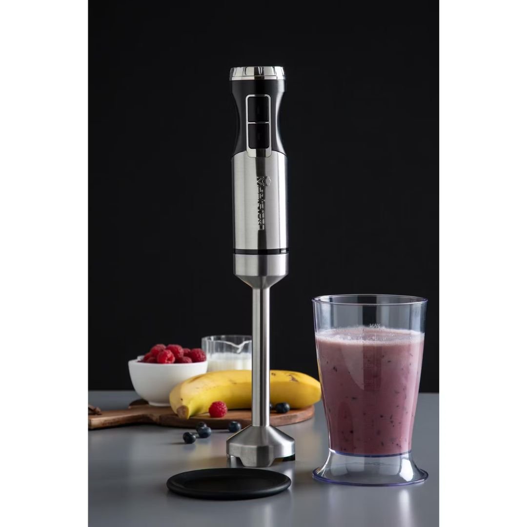 Frullatore a Immersione in Acciaio Inox 900W con 15 Velocità - | SOLO PER TE ITALIA