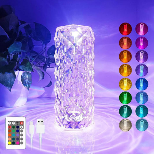 Lampada Diamante LED Multicolore – Atmosfera unica per ogni ambiente - | SOLO PER TE ITALIA