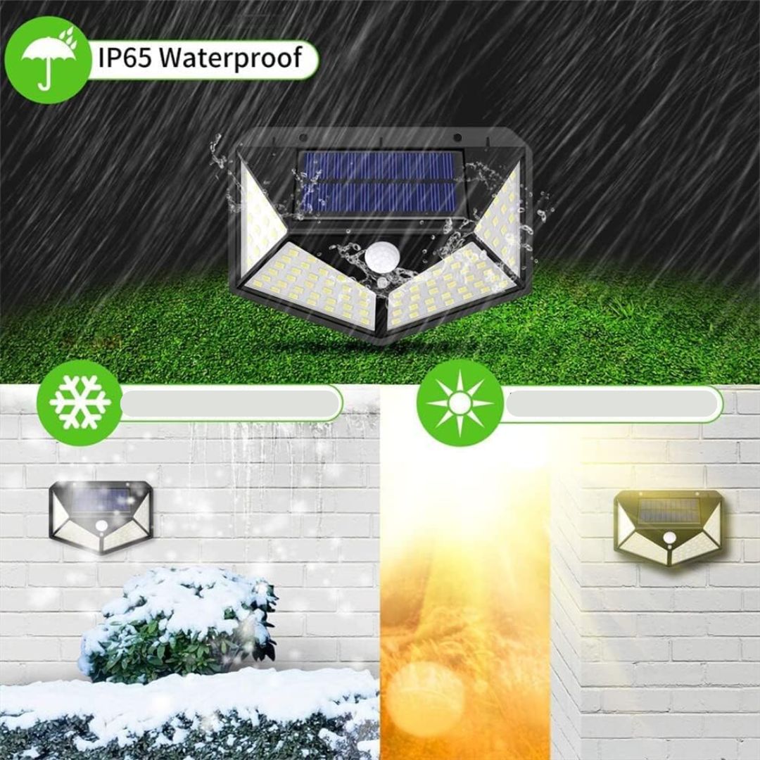 Lampada Solare LED Esterno con Sensore – Luce a 270° per Giardini - | SOLO PER TE ITALIA