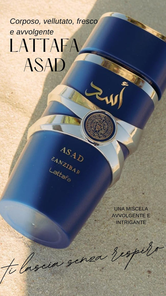 Lattafa Asad Zanzibar – Profumo Unisex da 100ml Esotico e Raffinato - | SOLO PER TE ITALIA