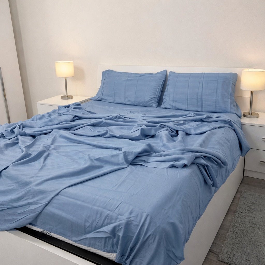 Lenzuola in Raso di Cotone 200 Fili – Eleganza e Comfort - | SOLO PER TE ITALIA