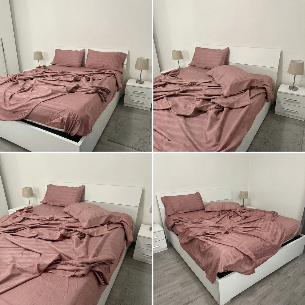 Lenzuola in Raso di Cotone 200 Fili – Eleganza e Comfort - | SOLO PER TE ITALIA