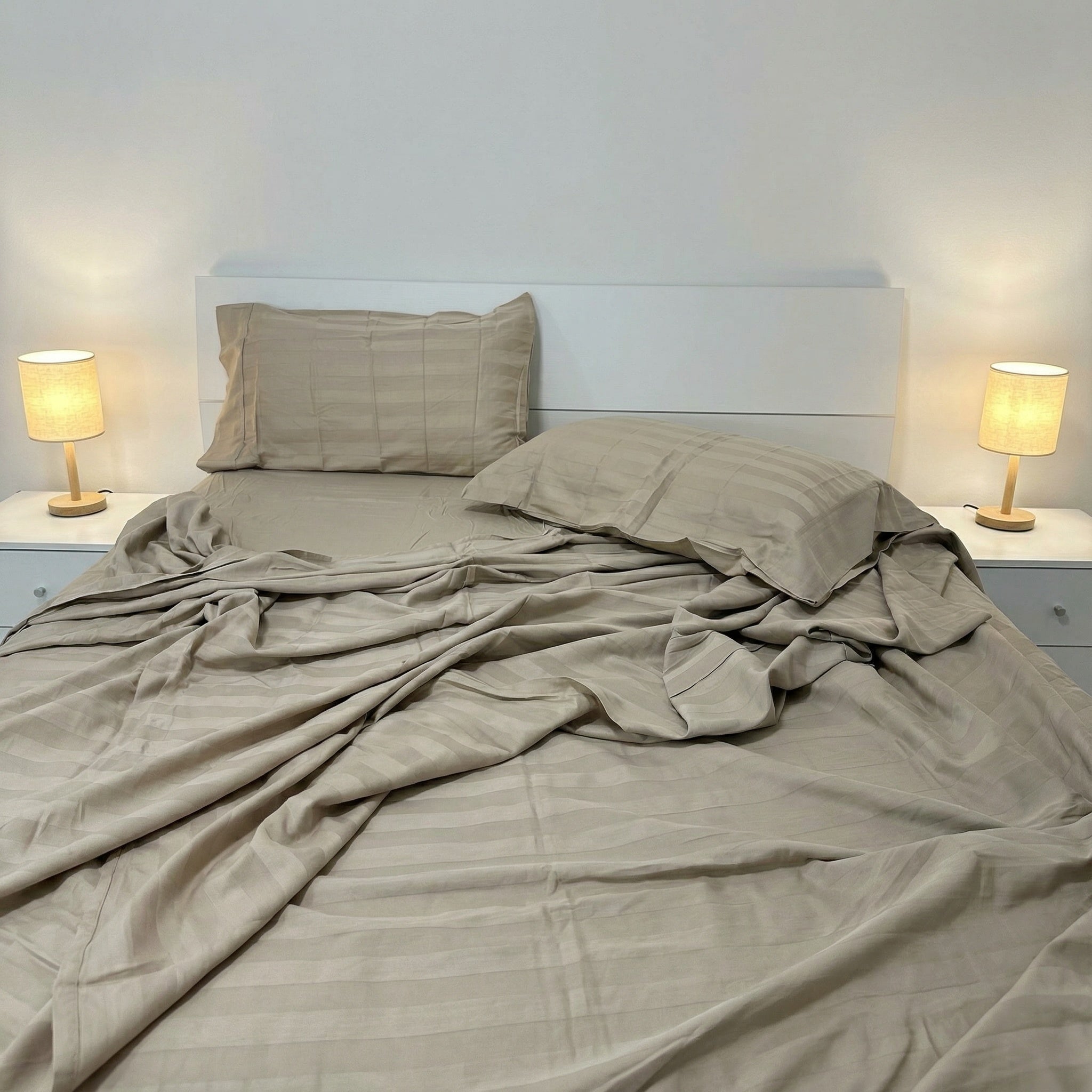 Lenzuola in Raso di Cotone 200 Fili – Eleganza e Comfort - | SOLO PER TE ITALIA