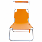 Lettino prendisole pieghevole con parasole regolabile - | SOLO PER TE ITALIA