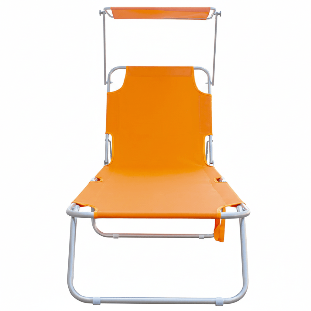 Lettino prendisole pieghevole con parasole regolabile - | SOLO PER TE ITALIA