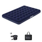 Materasso Gonfiabile Blu Matrimoniale con Pompa – Comfort ovunque tu sia! - | SOLO PER TE ITALIA